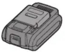 PANASONIC EY4640 - Pacco battery Li-ion (EY9L40/ EY9L41) - 1