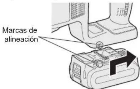 PANASONIC EY45A1 - Colocación y extracción de la batería - 1