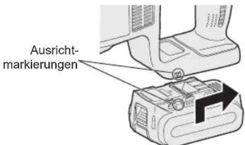 PANASONIC EY45A1 - Anbringen oder Abnehmen des Akkus - 1