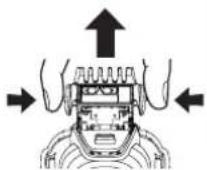 PANASONIC ESLL41 - Using the comb attachment ES-LL41 - 11