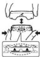 PANASONIC ESLL41 - ▶Replacing the inner blades - 1