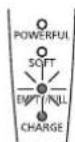 PANASONIC EWDL40 - Over de LED-display - 3