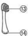 PANASONIC EWDL40 - Identificacion de las partes - 3