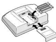 PANASONIC EW6021 - INSTALLATION DES PILES - 1