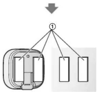PANASONIC KXHNS107 - Removing when secured with double-sided tape - 2