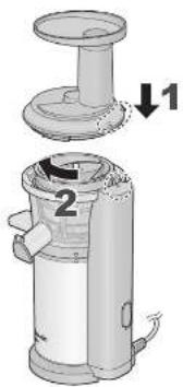 PANASONIC MJL600 - Pred pouzitim -Demontaz a montaz soucasti-(Pokračovani) - 3