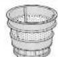 PANASONIC MJL600 - Usar el filtro grueso para Smoothie - 1