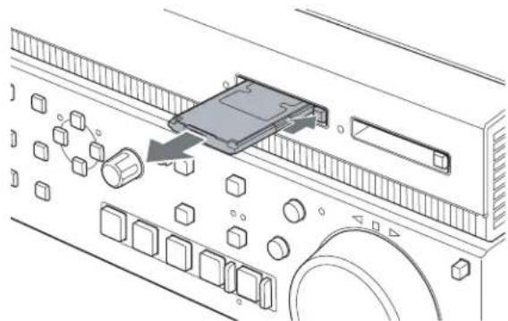 SONY XDS1000 - Pour retirer une carte mémoire SxS - 2