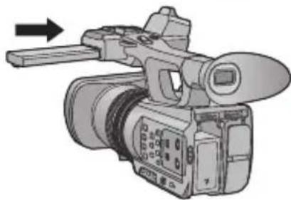 PANASONIC AGAC90EJ - Pour rétracter l'écran ACL - 1