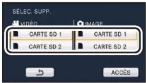 PANASONIC AGAC90EJ - Pour sélectionner un support sur lequel enregistrer - 2