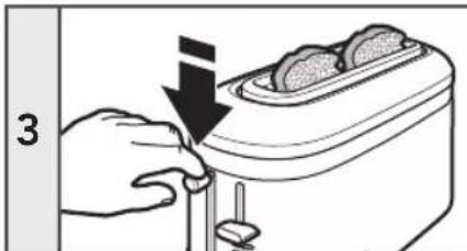KITCHENAID KMT3115ER - UTILISATION DU GRILLE-PAIN - 3