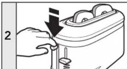 KITCHENAID KMT3115ER - USO DEL TOSTADOR - 1