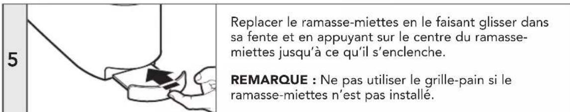 KITCHENAID KMT3115ER - NETTOYAGE DU GRILLE-PAIN - 5