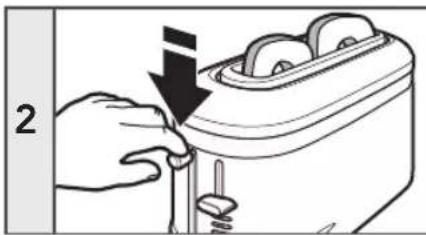 KITCHENAID KMT3115ER - USING THE TOASTER - 1