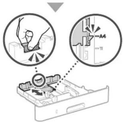 CANON iSENSYS MF421dw - Papier in de lade plaatsen - 2