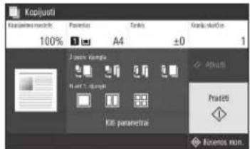 CANON iSENSYS MF421dw - Naudingi kopijavimo nustatymai - 2