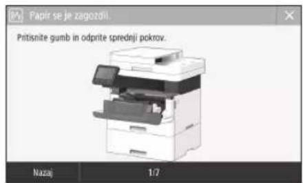 CANON iSENSYS MF421dw - Naprava ne deluje Prislo je do zastojev papirja - 3