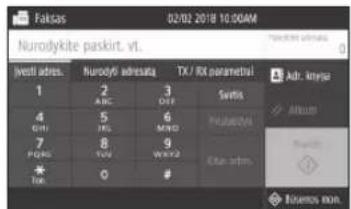 CANON iSENSYS MF421dw - Faksogramu siuntimas* - 2