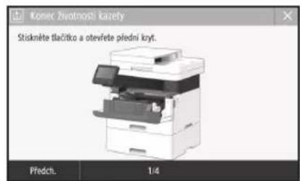 CANON iSENSYS MF421dw - Vyměna tonerové kazety - 1