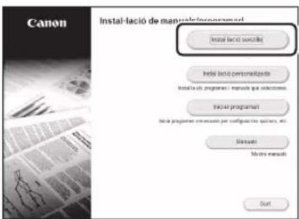 CANON iSENSYS MF421dw - Instal-lacio del software - 2