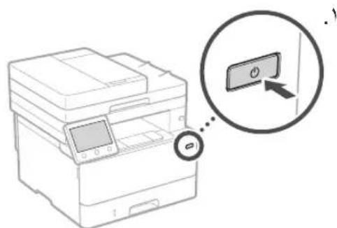 CANON iSENSYS MF421dw - Konfigurere de fpre steinnstillingene for maskinen - 1