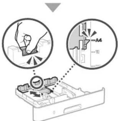 CANON iSENSYS MF421dw - Loading in the Paper Drawer - 2