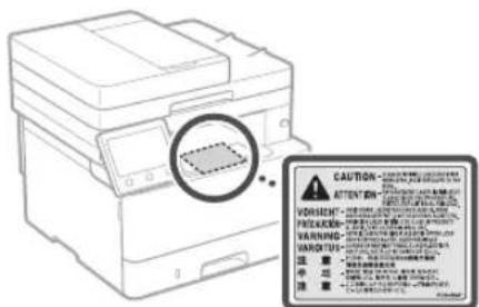 CANON iSENSYS MF421dw - Lasersicherheitsetikett - 1