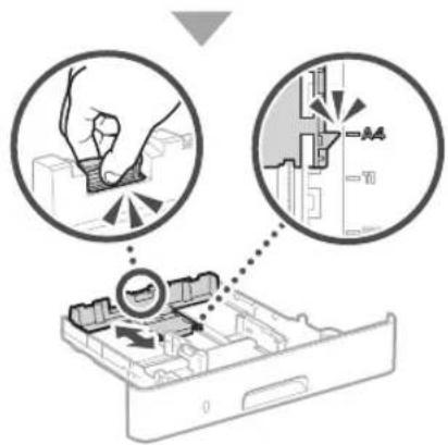 CANON iSENSYS MF421dw - Chargement de la cassette à papier - 2