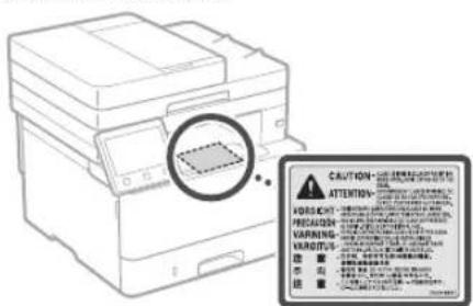CANON iSENSYS MF421dw - HaKneKa no Texnke 6e3oNaChocTn npu 06paueHnn cna3epom - 1