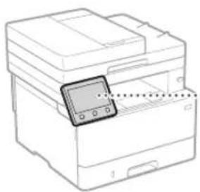 CANON iSENSYS MF421dw - Porniti operata de la panoul de operare - 1