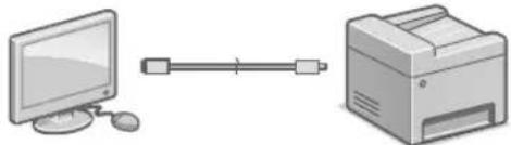 CANON iSENSYS MF421dw - USB araciligiyla baglama - 1
