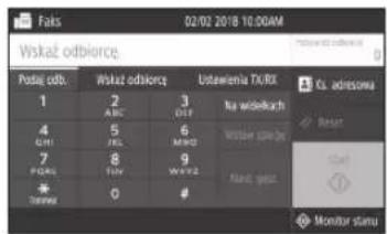 CANON iSENSYS MF421dw - Przydatne funkcie faksu - 2