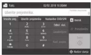 CANON iSENSYS MF421dw - Uporabne fungcije faksiranja - 2