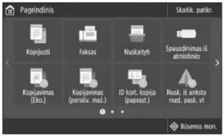 CANON iSENSYS MF421dw - Pries pradédami konfiguravima - 1