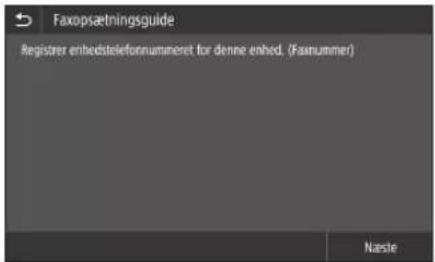 CANON iSENSYS MF421dw - Konfiguration af faxindstillingerne - 2