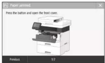 CANON iSENSYS MF421dw - Anapat He npaioe 3actpraHHn panepy - 3