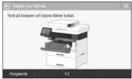 CANON iSENSYS MF421dw - Enheten verkar inte fungera Papper har fastnat - 4