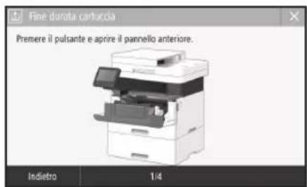 CANON iSENSYS MF421dw - Sostituzione della cartucciatoner - 1