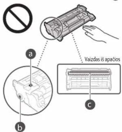 CANON iSENSYS MF421dw - Dazomuju milteliu kasetes naudojimas - 2