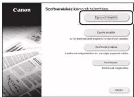 CANON iSENSYS MF421dw - Szoftver telepitése - 2