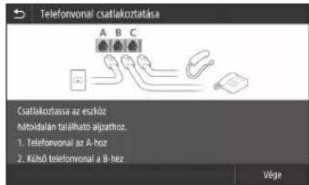 CANON iSENSYS MF421dw - A konfiguración megkezdéselottiteendok - 4