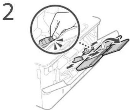 CANON iSENSYS MF421dw - Nalaganje v večnamenski podajalnik - 2