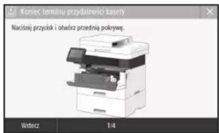 CANON iSENSYS MF421dw - Wymiana kasety z tonerem - 1