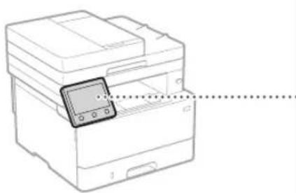 CANON iSENSYS MF421dw - Start de handeling vanaf het bedieningspaneel - 1