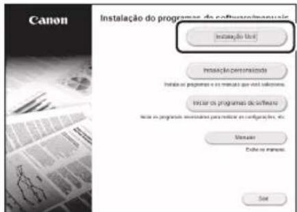 CANON iSENSYS MF421dw - Instalando o software - 2