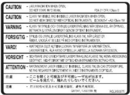 PANASONIC SCHT892 - 小心: - 2
