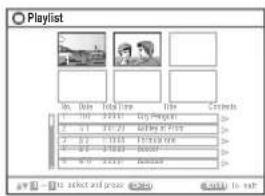 PANASONIC SCHT892 - 按 [PLAY LIST]。 - 1
