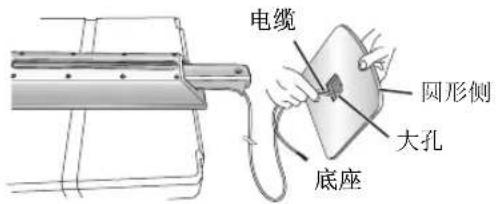 PANASONIC SCHT892 - 2将支架安装到底座上。 - 1