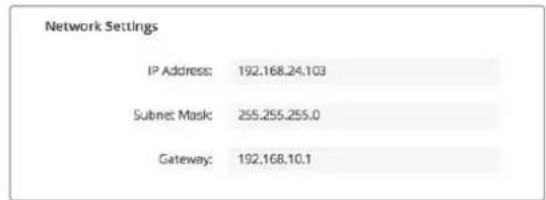 Blackmagic Design Universal Videohub 72 - Impostazioni del controllo seriale - 1