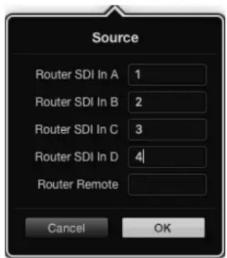 Blackmagic Design Universal Videohub 72 - Configurazione di selezione diretta - 1